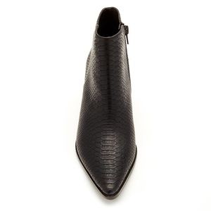 Coconuts by Matisse Black Snakeskin Booties